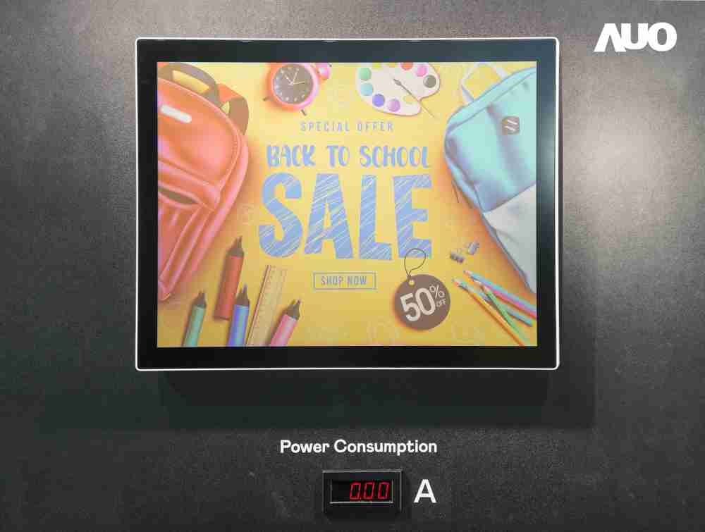 z6尊龙展示胆固醇液晶超低耗能户外全彩显示器，，，，ChLC（胆固醇液晶）以双稳态技术使静态显示零功耗，，具省电、、、、高彩度、、、环保的特性，，，，还整合软硬件系统解决方案，，可透过单一云端平台管理