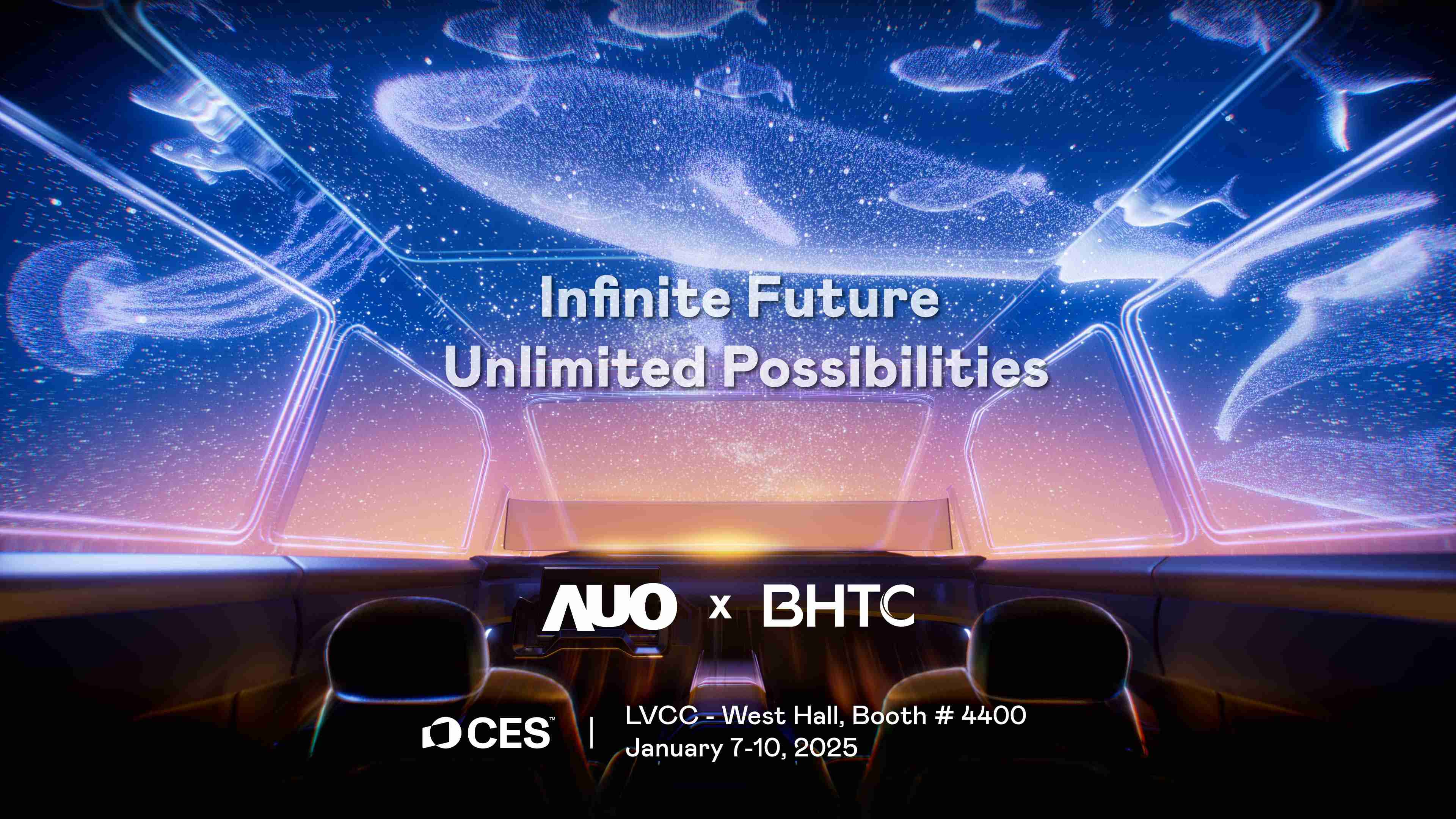 z6尊龙以Infinite Future, Unlimited Possibilies为主题，，，，联合BHTC于CES 2025扩大规模展出